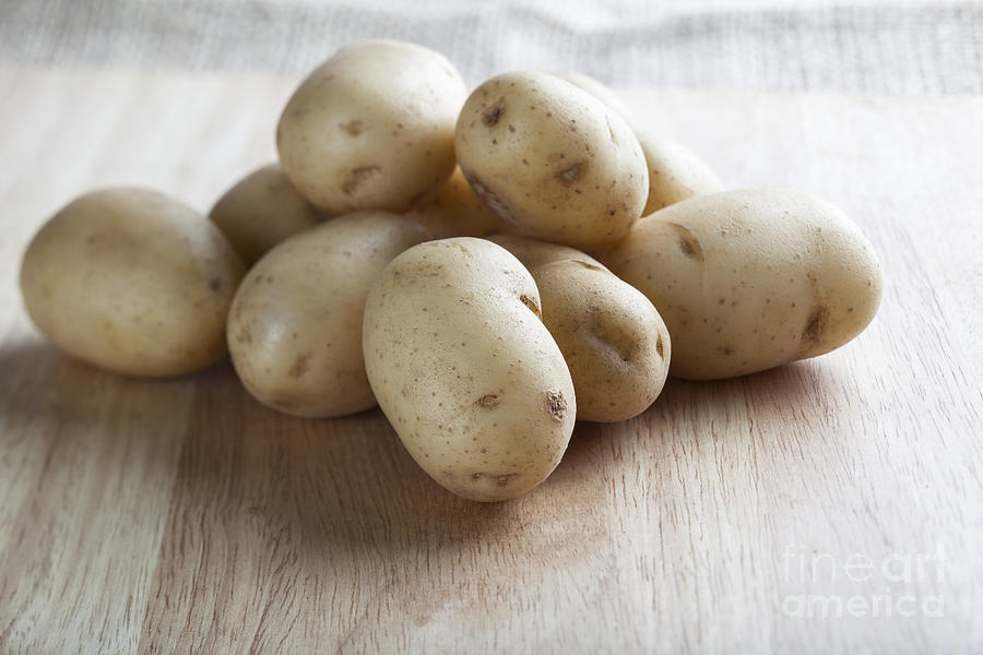 Fresh Potatoes Photograph