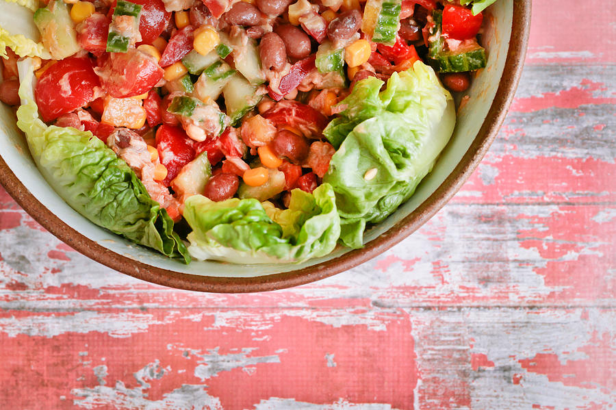 Lettuce Photograph - Fresh salad by Tom Gowanlock