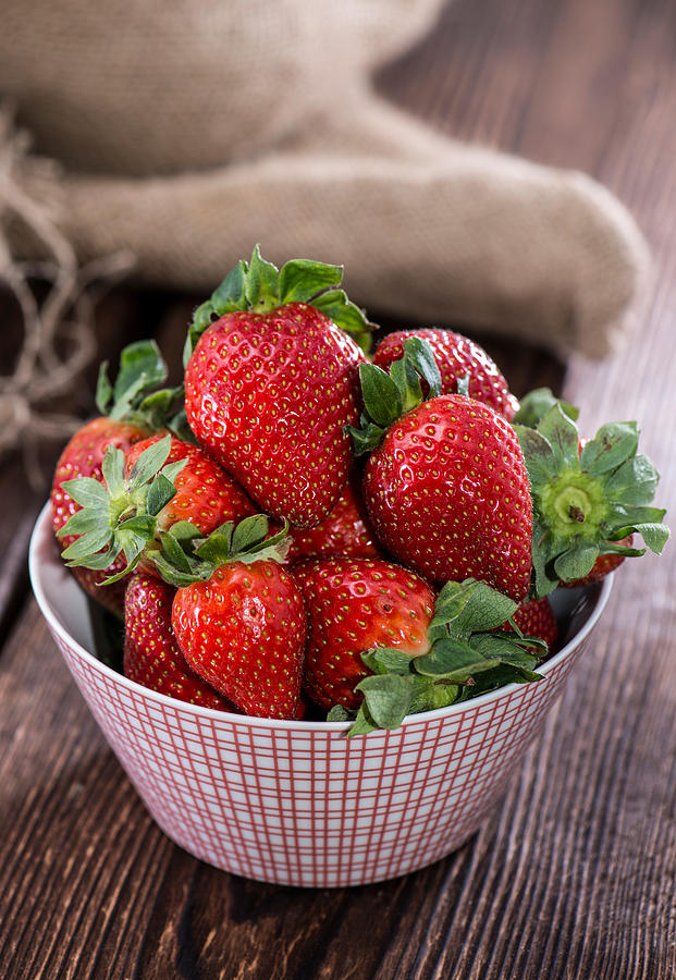 Fresh Strawberries In A Bowl Photograph By Handmade Pictures Fine Art America