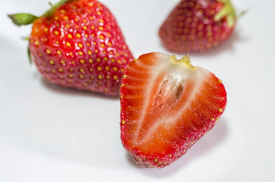 Fresh strawberries Photograph by Paulo Goncalves