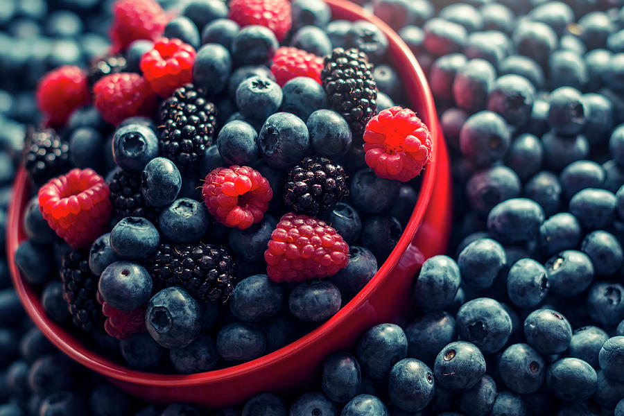 Fresh Summer Berries Photograph by Kativ