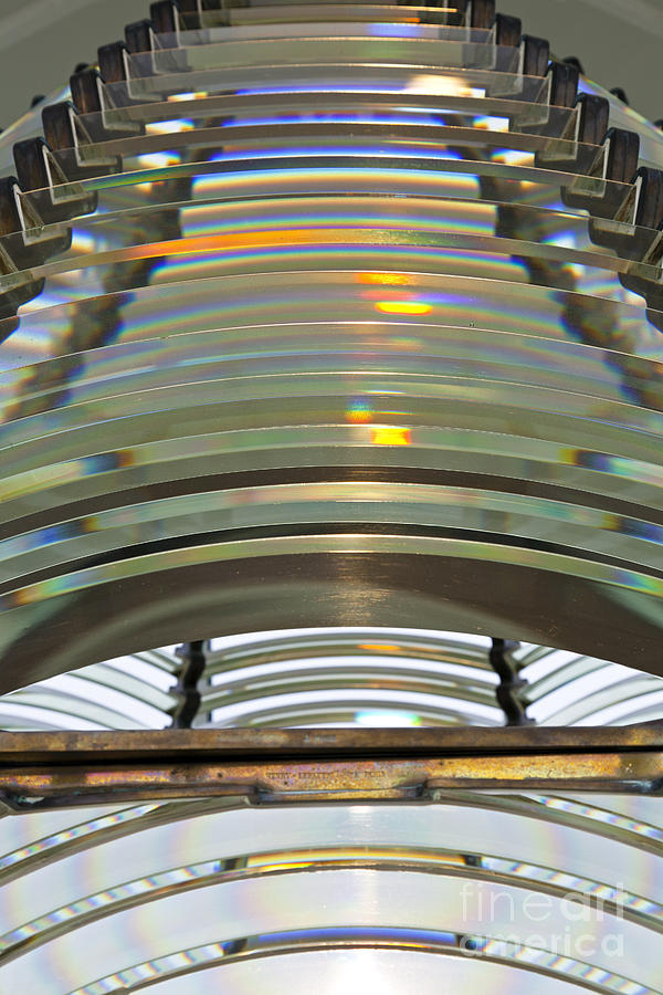 Lighthouse Photograph - Fresnel Refraction by Rick Pisio