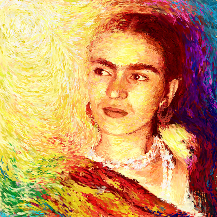 Frida In Color Of Joy Digital Art