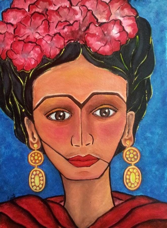 Frida Kahlo Painting - Frida by Janice Aponte