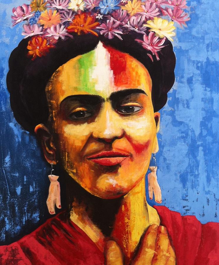 Frida Kahlo Painting by Javier Galvis - Fine Art America
