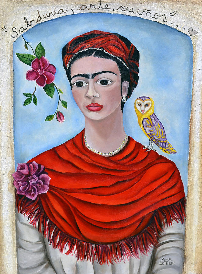 Frida Kahlo portrait Photograph by Fernando Barozza - Fine Art America