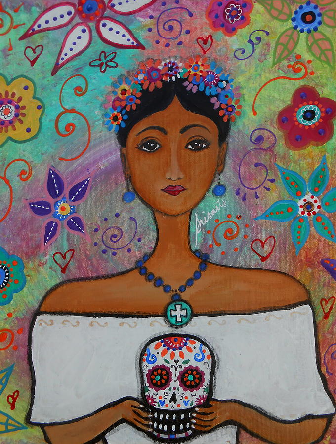 Fridas Wedding Painting by Pristine Cartera Turkus