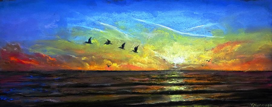 Sunset Painting - Friday Night by Vincent Mancuso