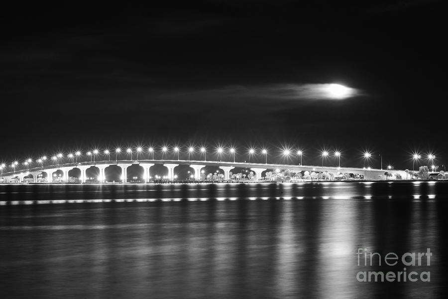 Friday The 13th at The Causeway BW Photograph by Lynda Dawson-Youngclaus