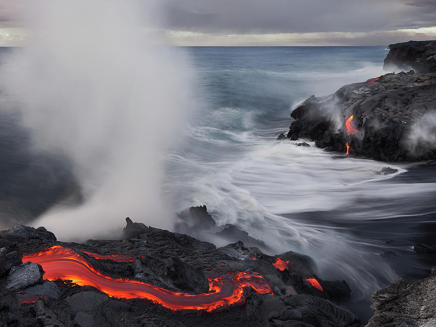 Lava Photograph - Fried Feet by Miles Morgan