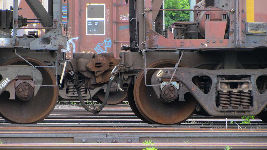 Frieght Train Wheels 21 Photograph by Anita Burgermeister