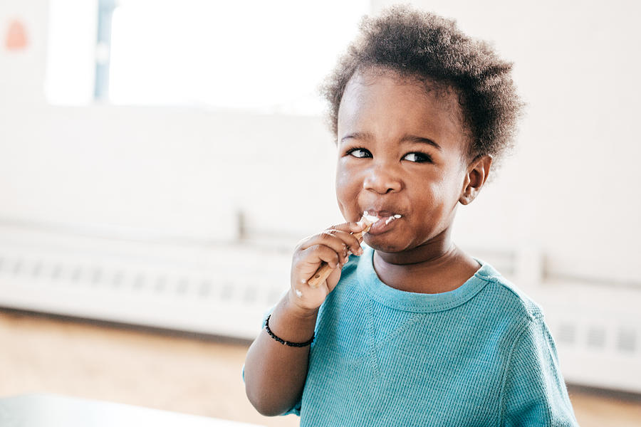 Friendly healthy yogurt options for toddlers Photograph by Weekend Images Inc.