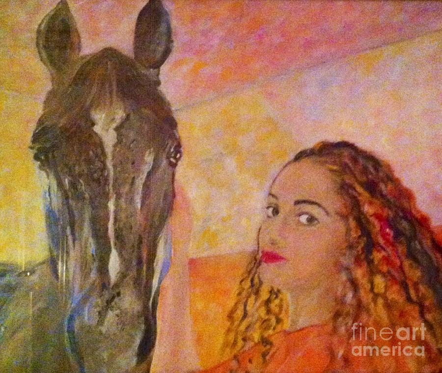 Impressionism Painting - Friends by B Russo
