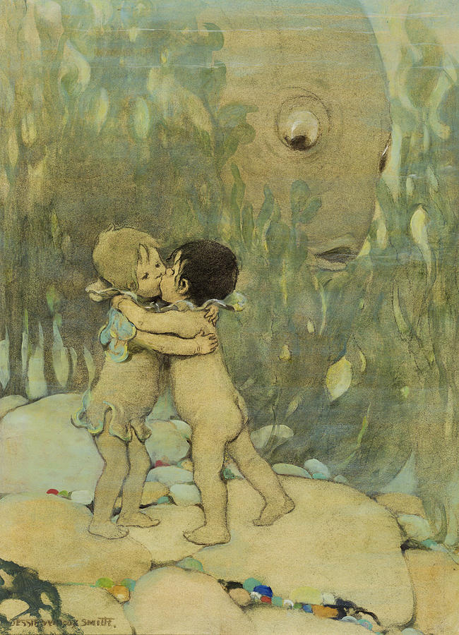 Nature Painting - Friends circa 1916 by Aged Pixel