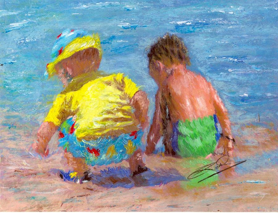 Friends forever Painting by Richard Booker - Fine Art America