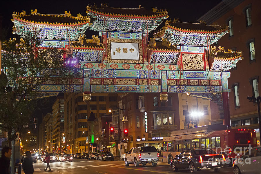 Friendship Archway in Chinatown Photograph by Jim West