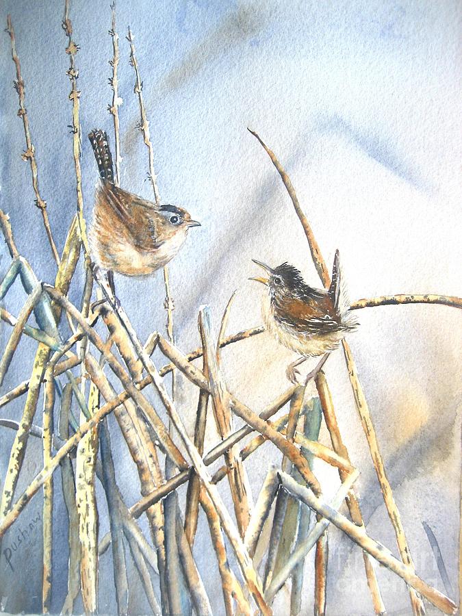 Nature Painting - Friendship by Patricia Pushaw