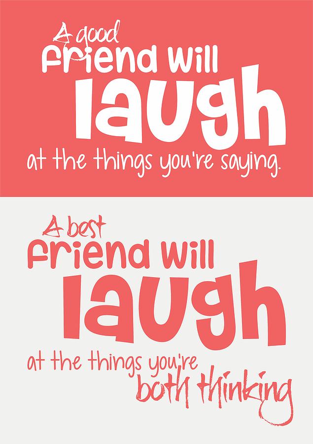 Friendship Typography Print poster Digital Art by Lab No 4 - The Quotography Department
