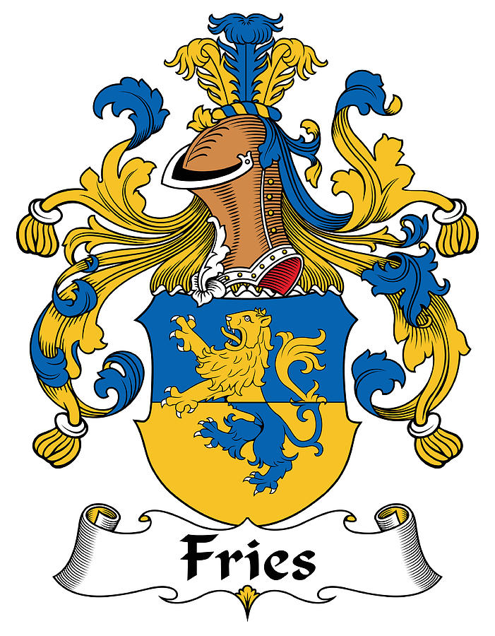 Fries Coat Of Arms German Digital Art By Heraldry - Pixels