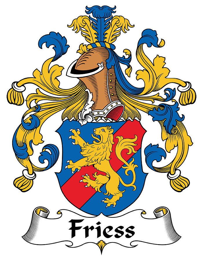 Friess Coat of Arms German Digital Art by Heraldry | Fine Art America