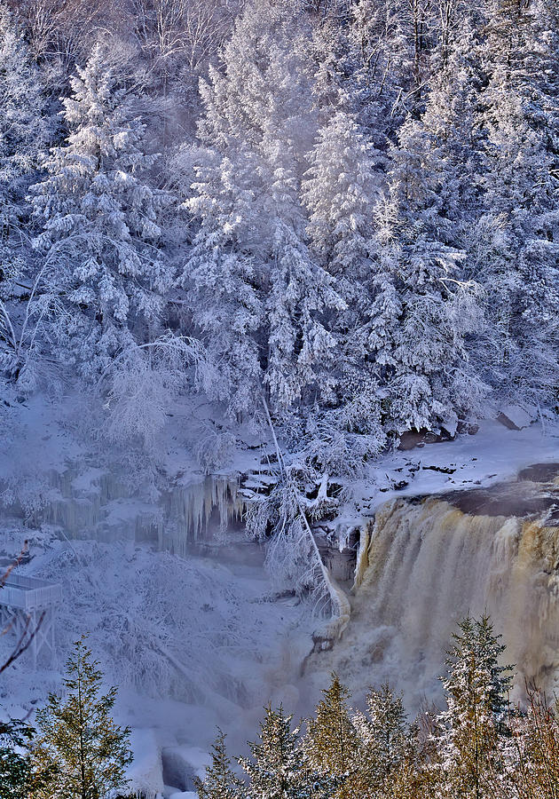 Waterfall Photograph - Frigid Blackwater Falls by Brian Simpson