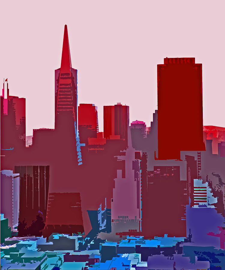 San Francisco Skyline Photograph - Frisco Skyline by Joseph Coulombe