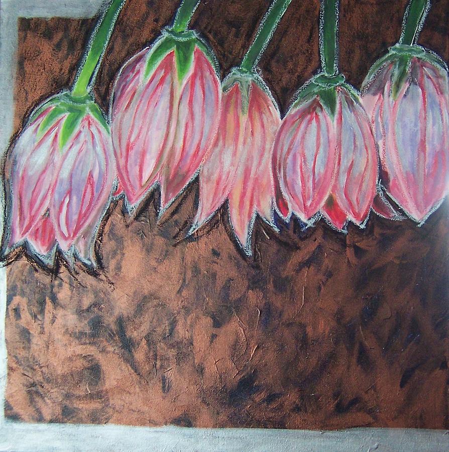 Fritillaria Painting by Krista Ouellette