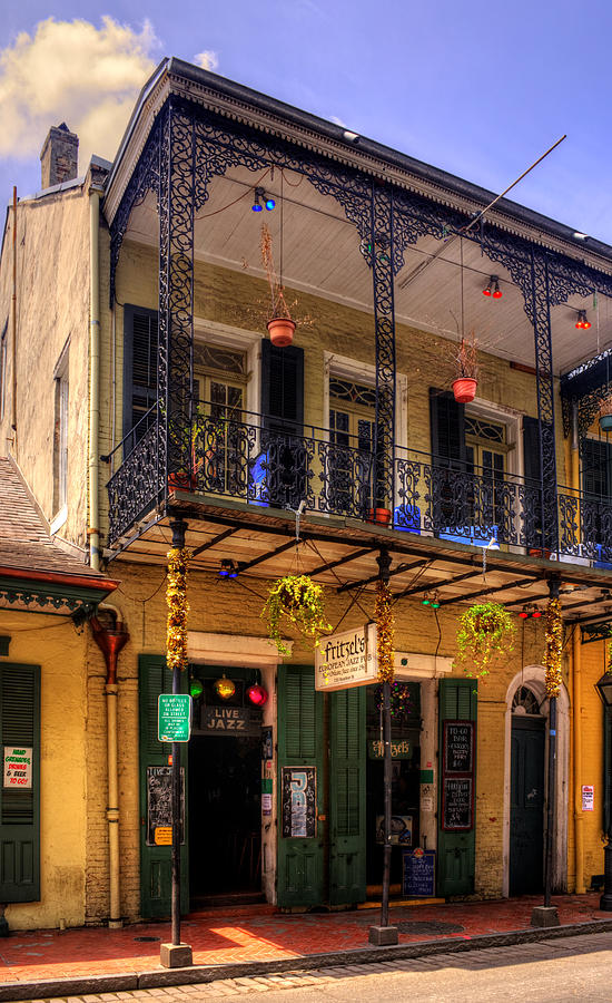 New Orleans Photograph - Fritzels European Jazz Pub New Orleans by Greg and Chrystal Mimbs