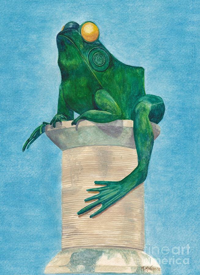 Bridge Painting - Frog Bridge by Michelle Welles