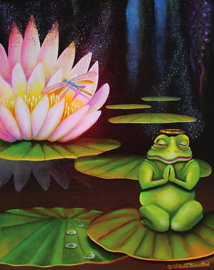 FROG Fully Reliant On God Painting by William T Templeton