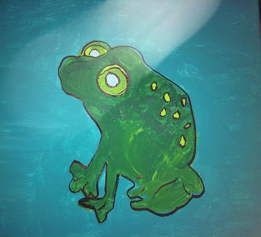 FROG Fully Relying on God Painting by Zoe Gelinas - Fine Art America