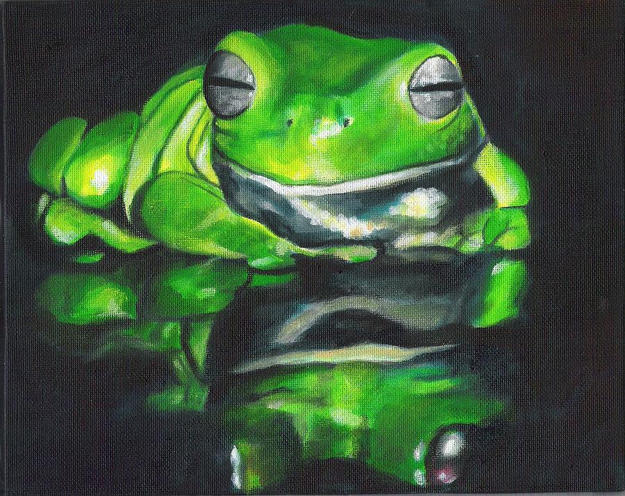 Frog in the Bog Painting by Paul Smutylo - Fine Art America