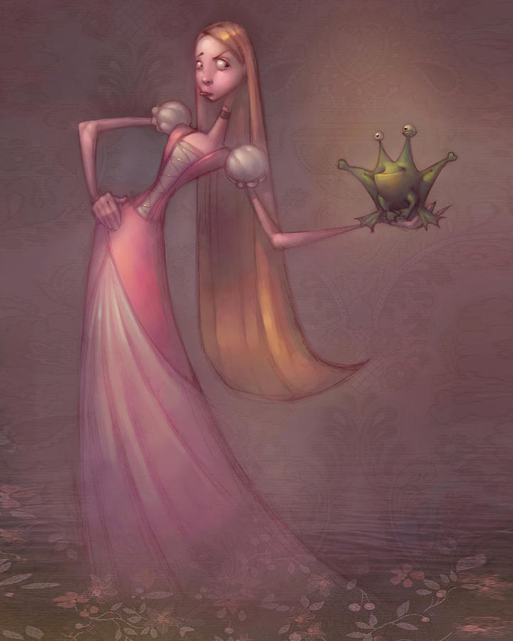Frog Painting - Frog Prince by Adam Ford