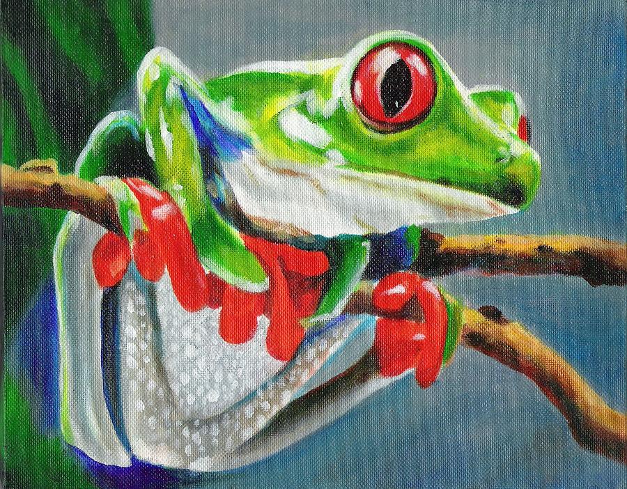 Frog Vision Painting by Paul Smutylo - Pixels