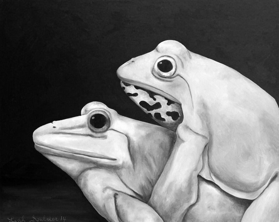 Froggy Style edit 3 Painting by Leah Saulnier The Painting Maniac