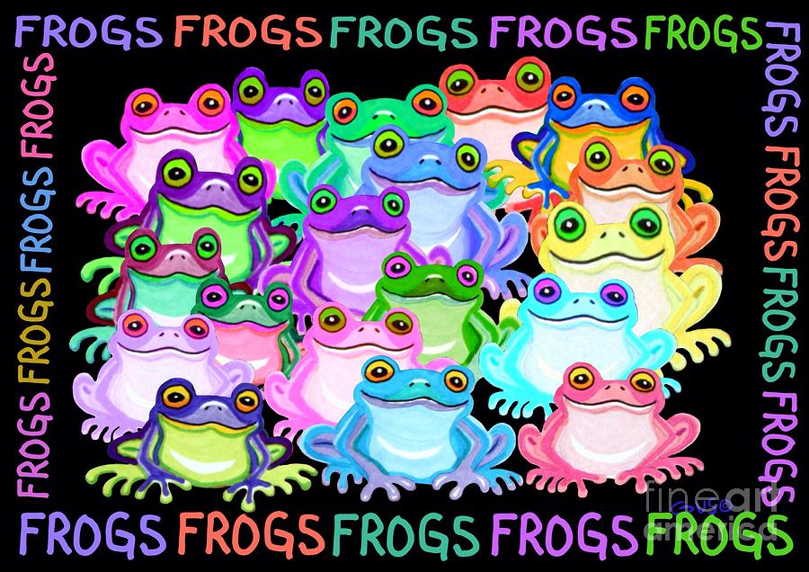 Frogs Painting by Nick Gustafson