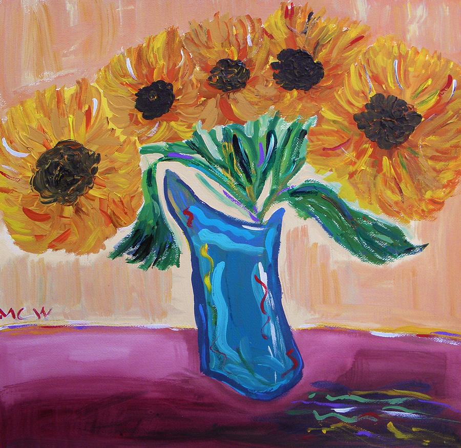From a Fair and Sunny Field Painting by Mary Carol Williams