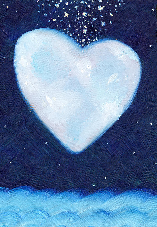 Love Painting - From Afar by Ida Kendall Love Painting - From Afar by Ida Kendall