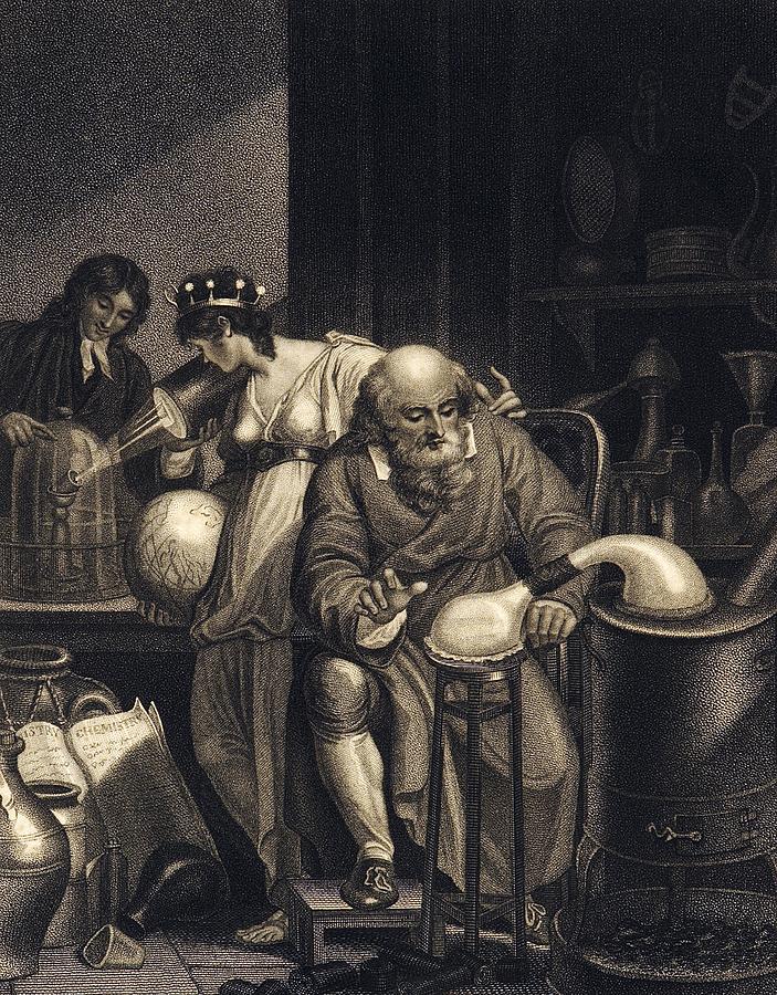 From alchemy to chemistry, 19th century Photograph by Science Photo Library