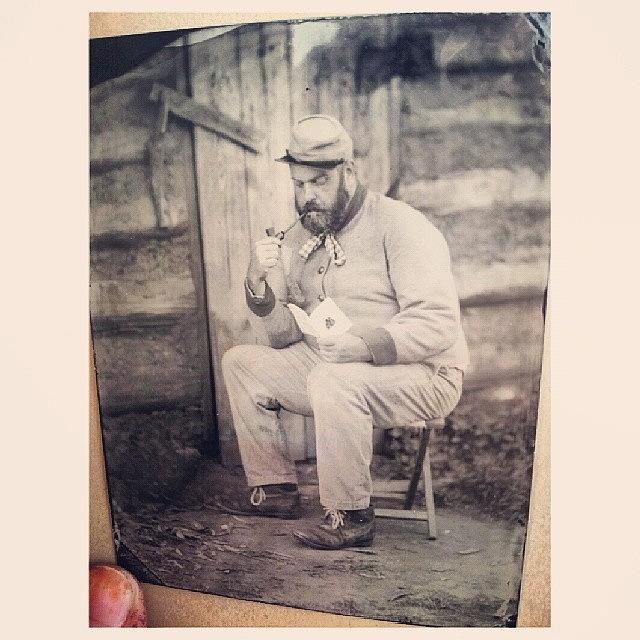 Collodion Photograph - From Fort Dobbs, Nc. 1/4 Plate Tintype by Chris Morgan