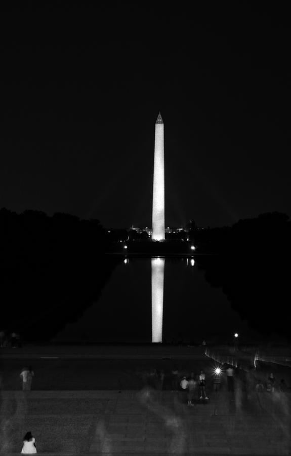 From Lincoln to Washington in Black and White Photograph by Greg and Chrystal Mimbs