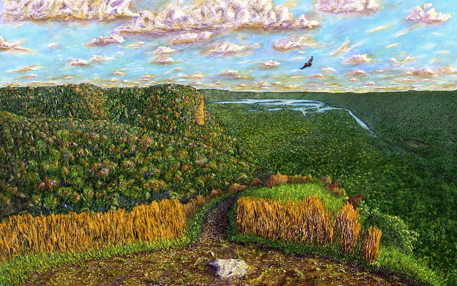 From Miller Bluff Painting by Richard Wandell