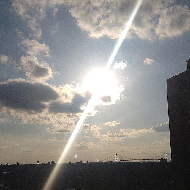 Spring Photograph - From My Apartment Balcony #nofilter by Katrina A