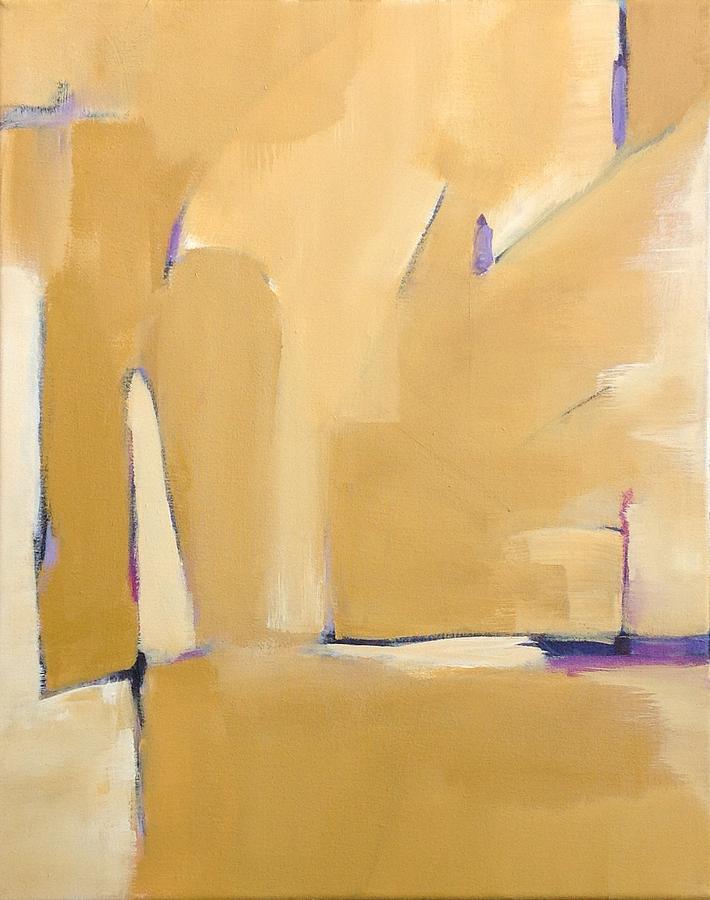 Abstract Painting - From My Balcony by Patricia Cleasby