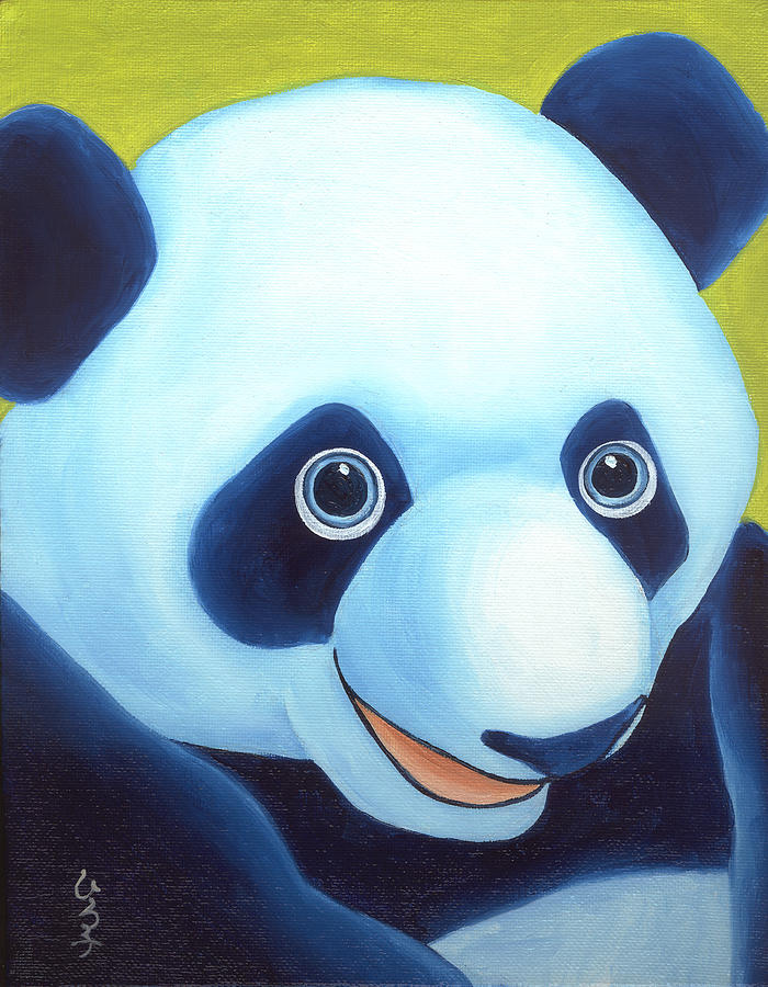 From Okin the Panda illustration 2 Painting by Hiroko Sakai