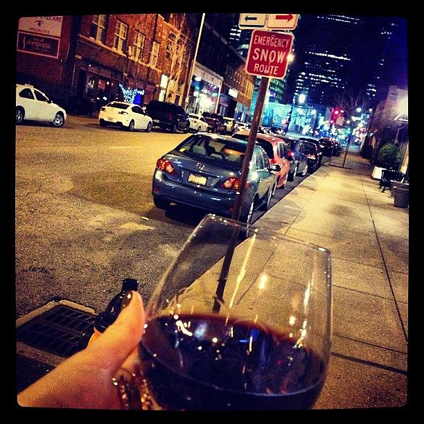 From One Loft To Another Wine In Hand! Photograph by Whitney Robinson