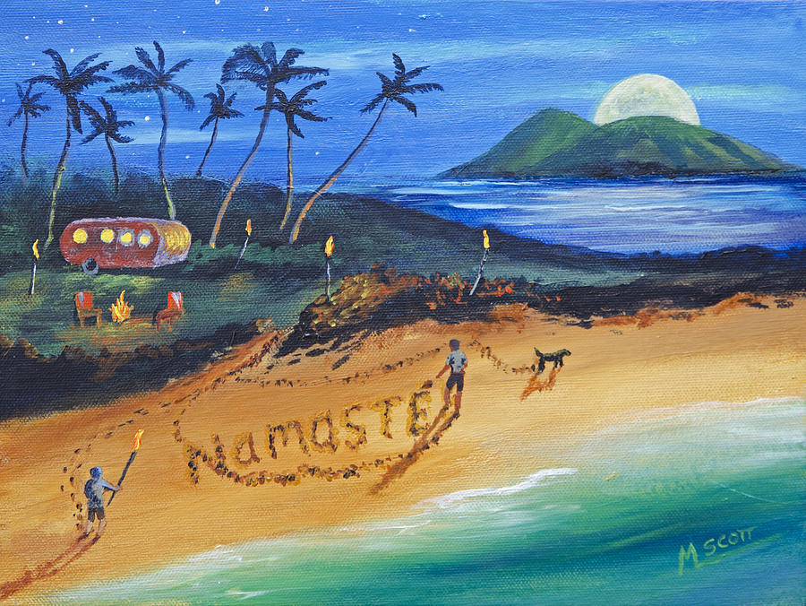 From Our Island To Yours Painting by Michael Scott