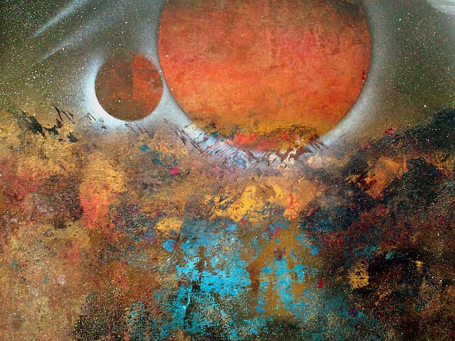 From Planets View Painting by Gerry Smith