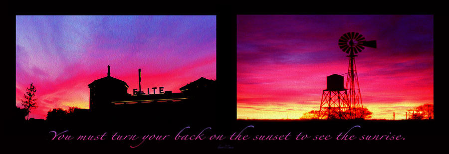 From Sunset to Sunrise Photograph by Robert J Sadler