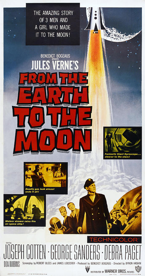 From The Earth To The Moon, Us Poster Photograph By Everett - Fine Art 